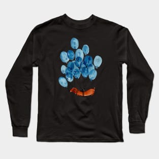 Dachshund and balloons Long Sleeve T-Shirt